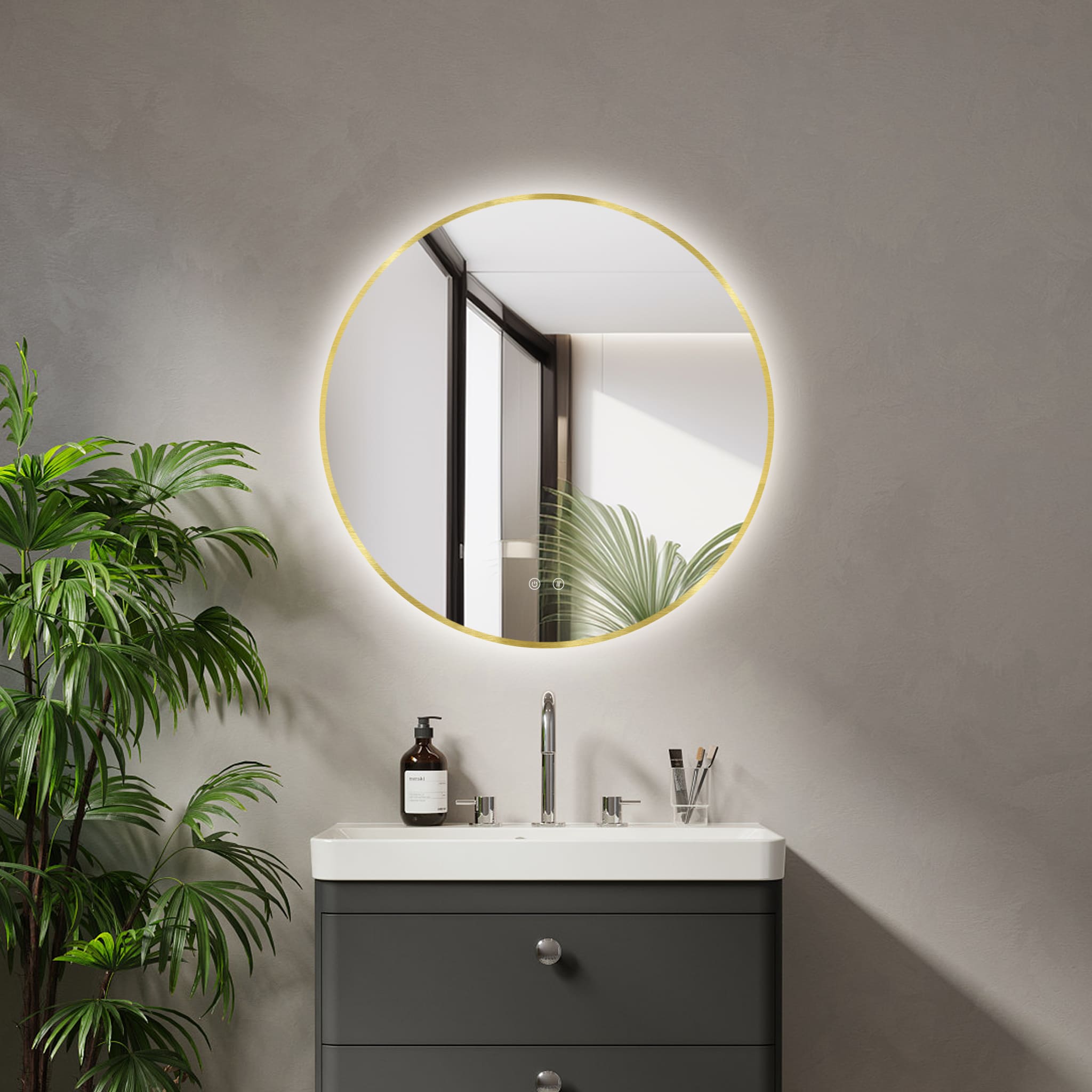 Espejo LED ARES Gold