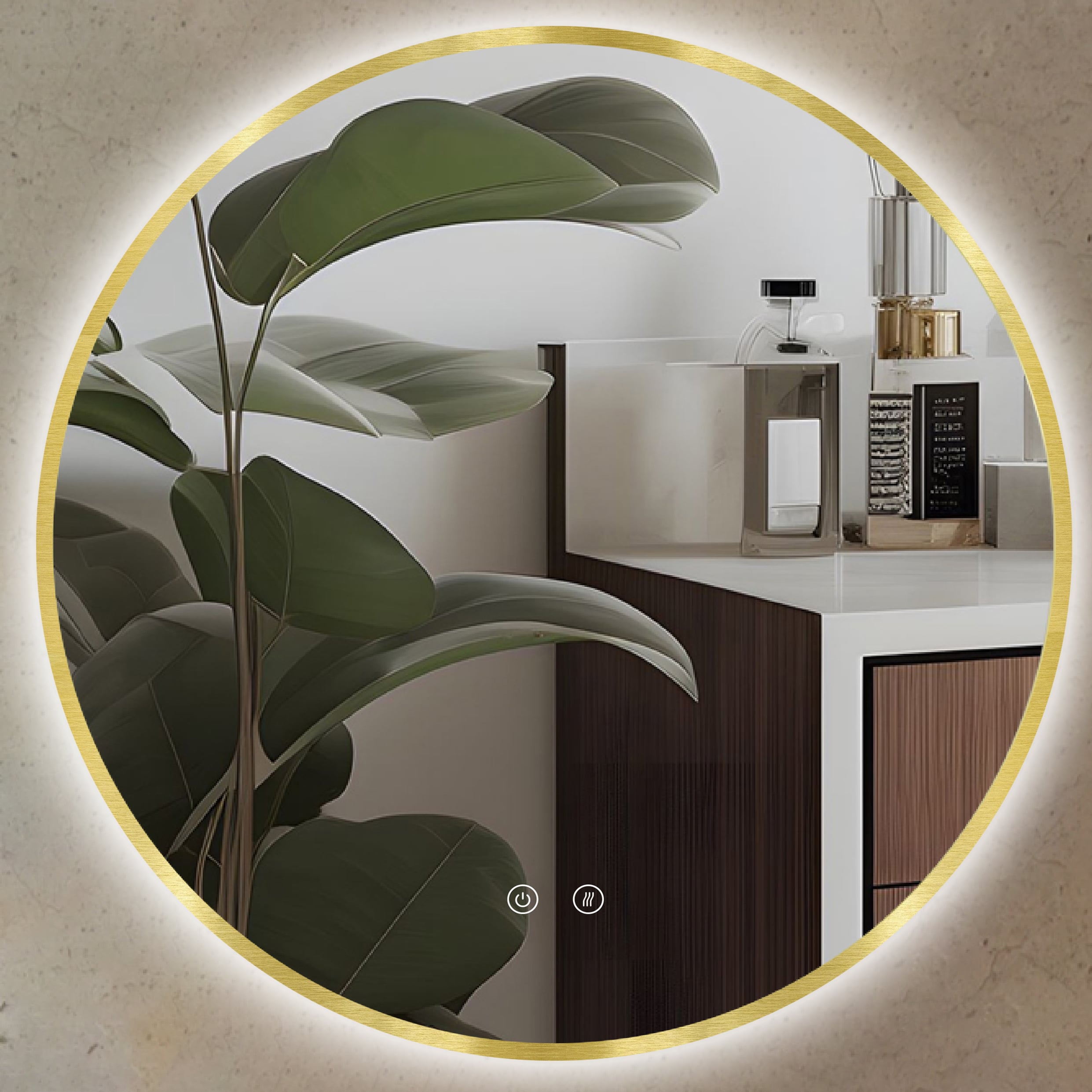 Espejo LED ARES Gold - Imagen 5